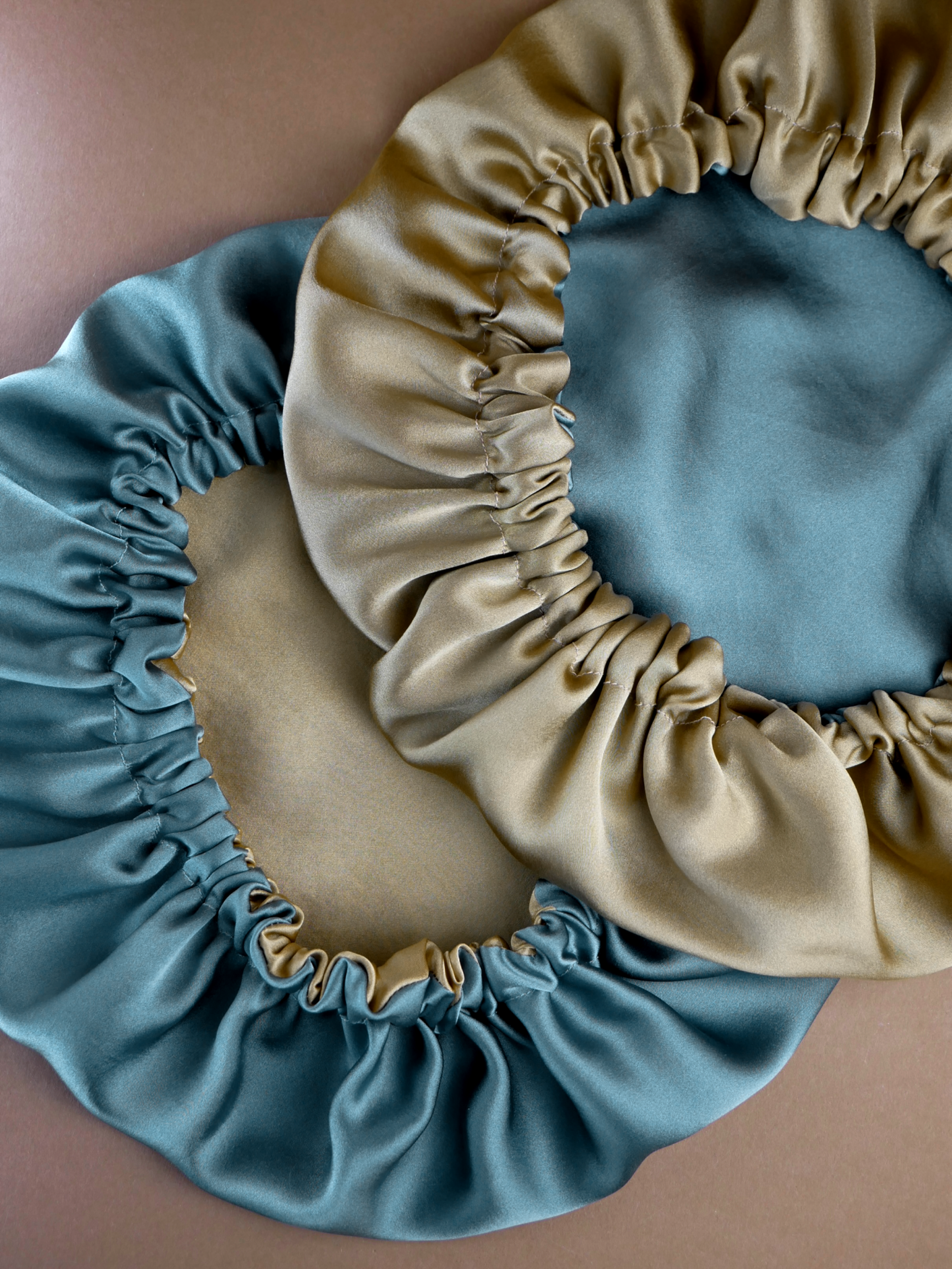 Double Layer Seiden-Schlafhaube aus Ahimsa Seide – wendbar, 16 Momme | SILKZzz