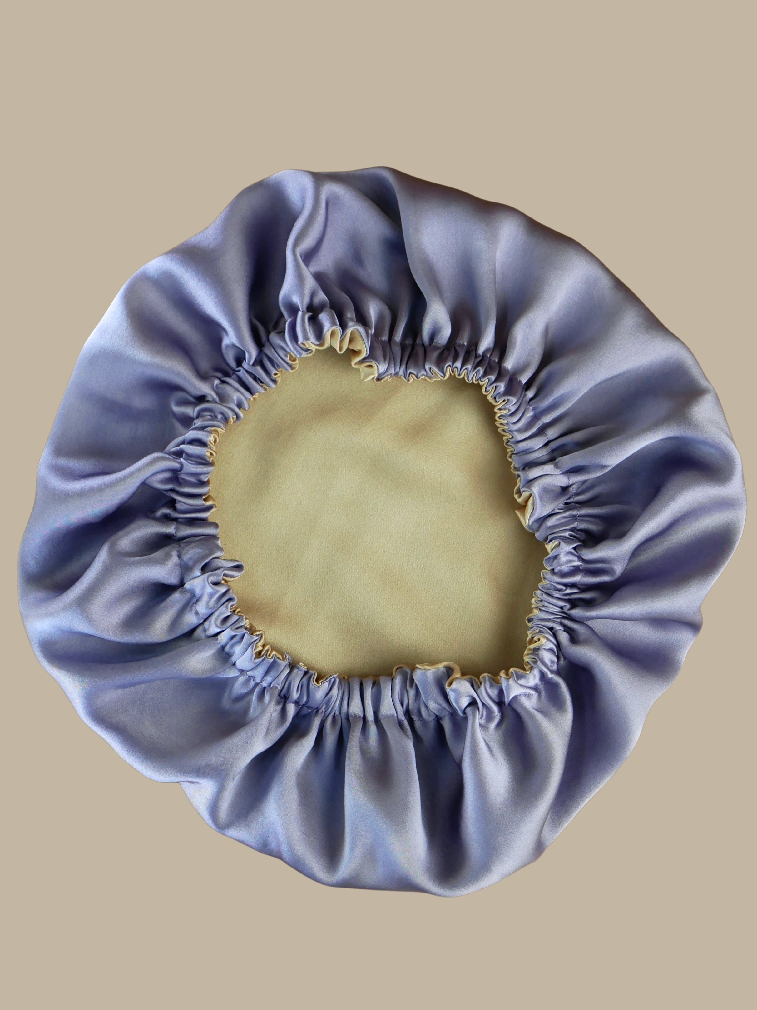 Wendbare Double Layer Seiden-Schlafhaube aus 16 Momme Ahimsa Seide | SILKZzz