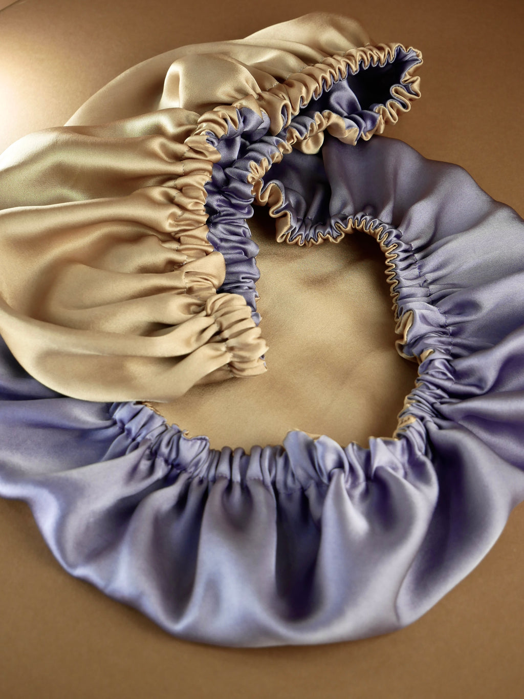 Double Layer Seiden-Schlafhaube aus Ahimsa Seide – wendbar, 16 Momme | SILKZzz