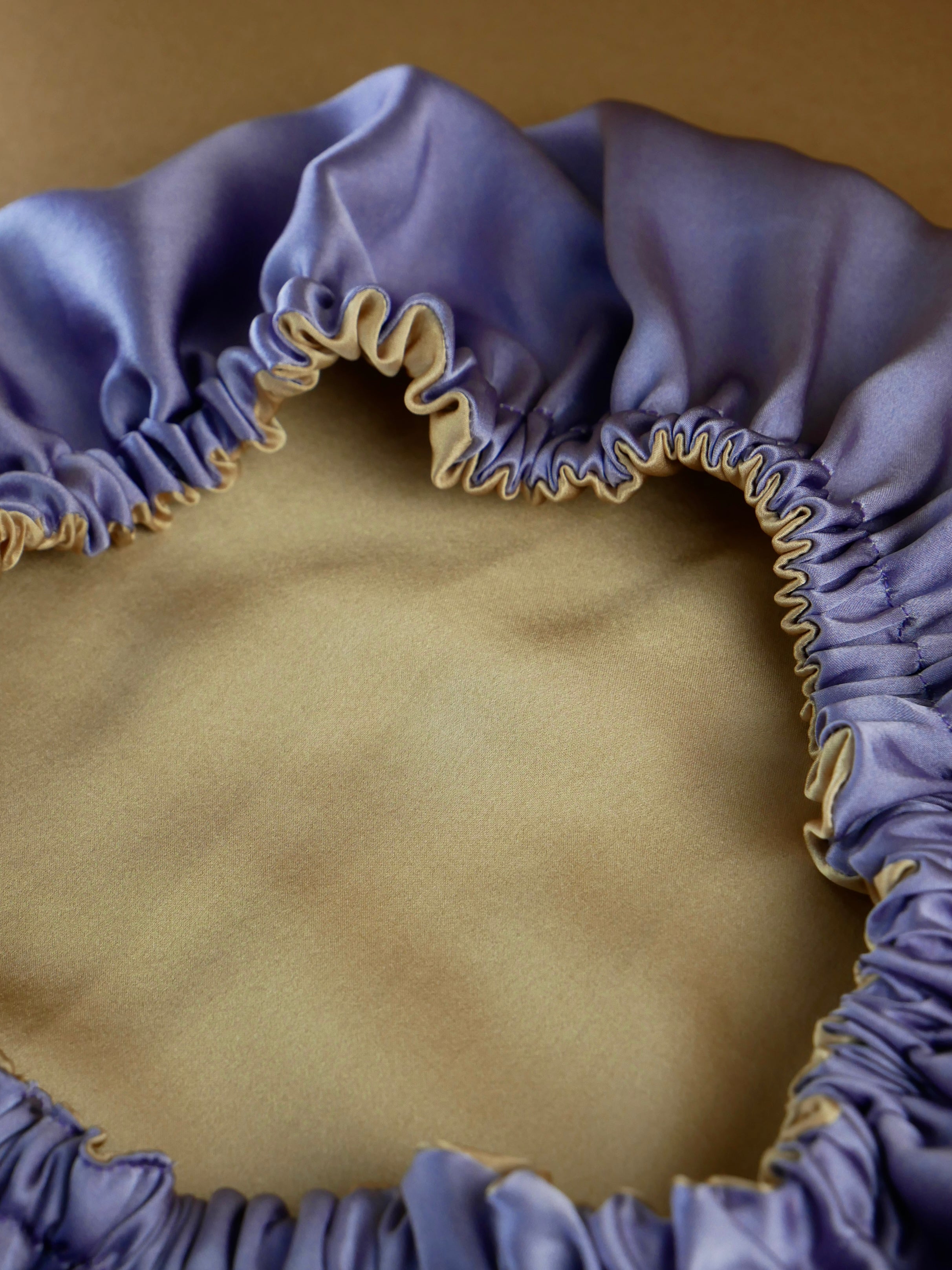 Double Layer Seiden-Schlafhaube aus Ahimsa Seide – wendbar, 16 Momme | SILKZzz