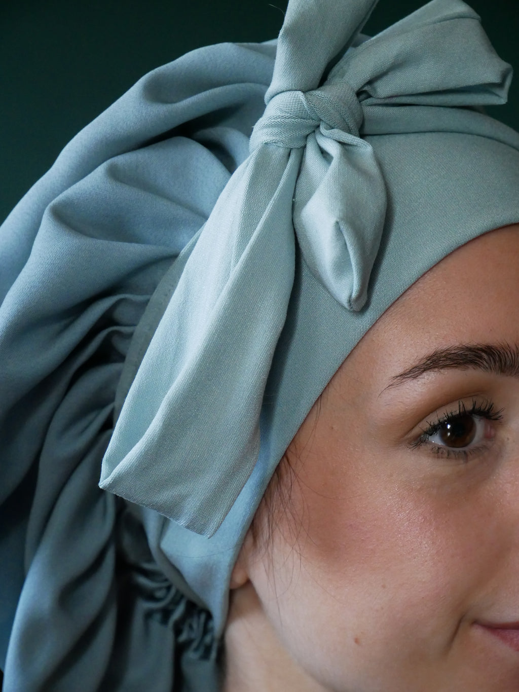 One Layer Seiden-Schlafhaube mit Band aus Ahimsa Seide – 21/40 Momme | SILKZzz