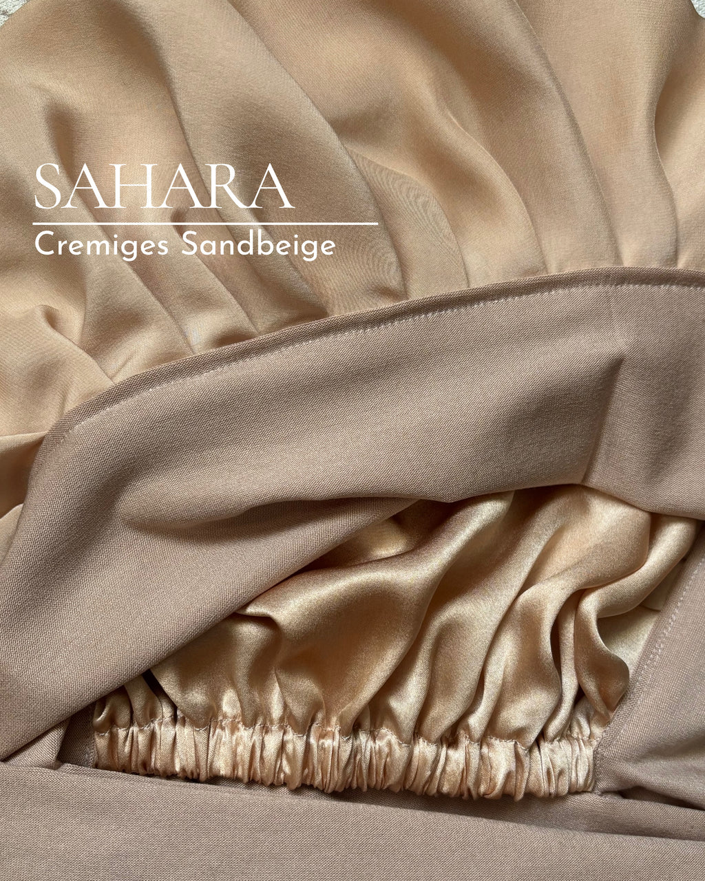 One Layer Seiden-Schlafhaube mit Band aus Ahimsa Seide – 21/40 Momme | SILKZzz