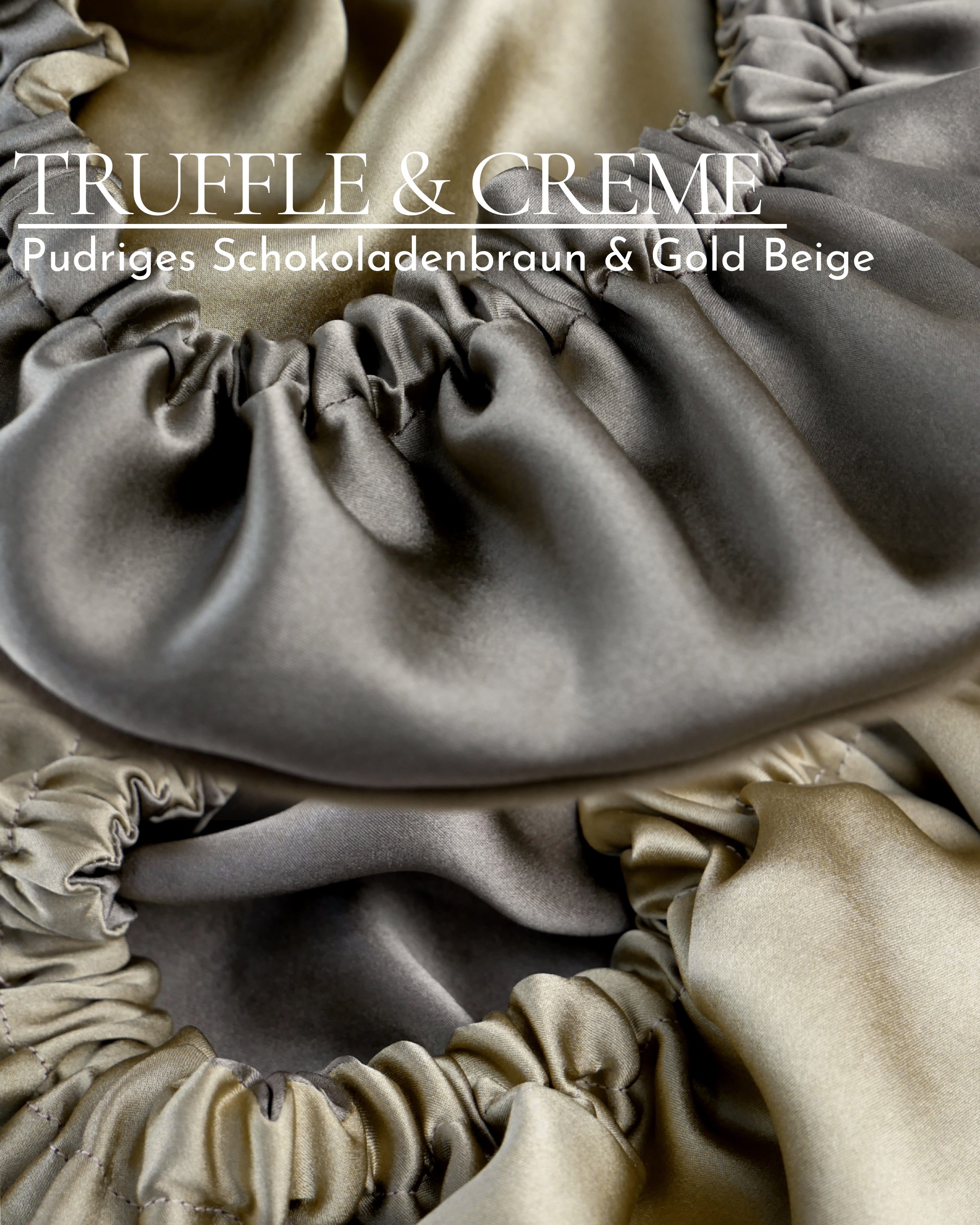 Double Layer Seiden-Schlafhaube aus Ahimsa Seide – wendbar, 16 Momme | SILKZzz