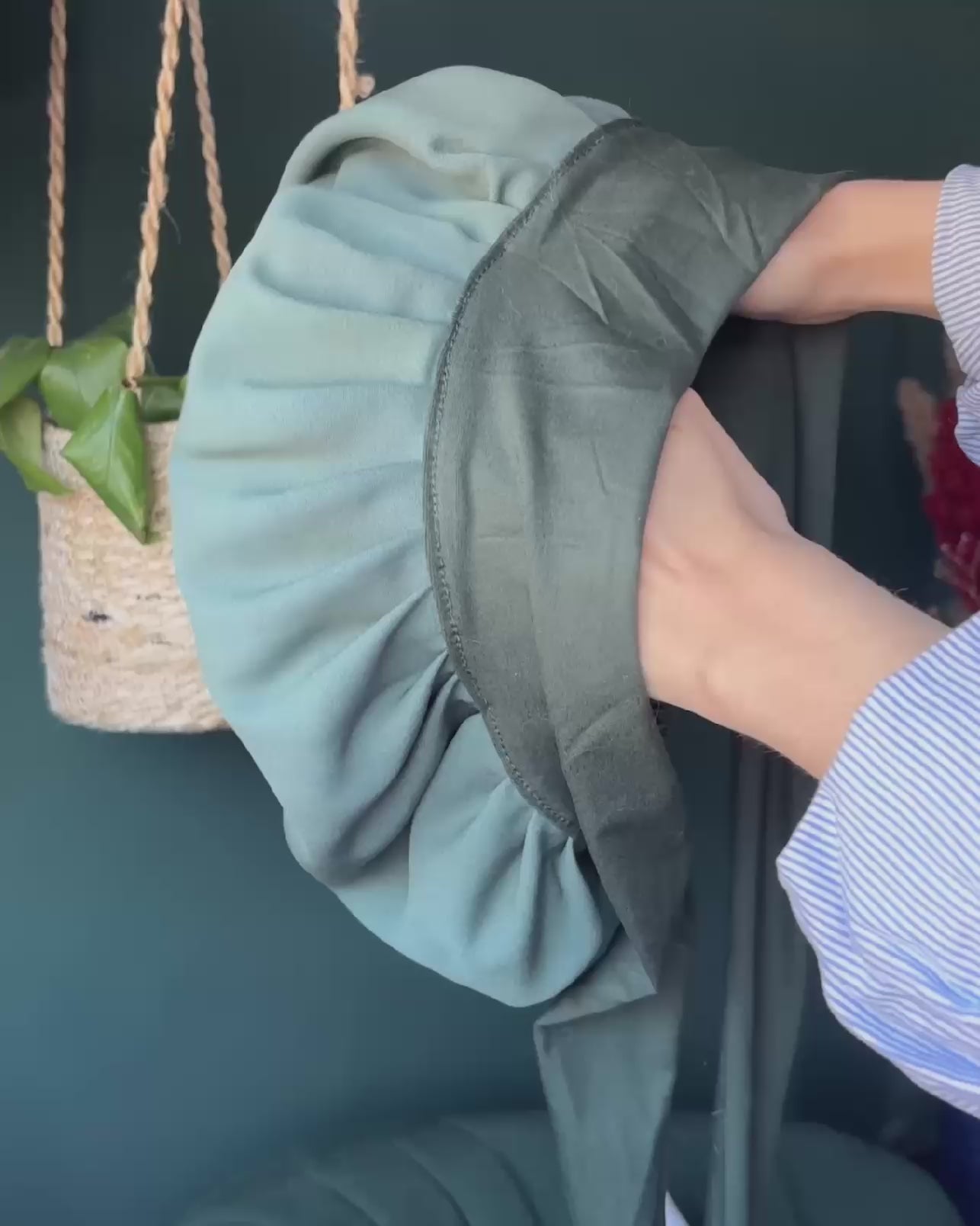 One Layer Seiden-Schlafhaube mit Band aus Ahimsa Seide – 21/40 Momme | SILKZzz